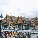 The ornate Grand Palace complex in Bangkok, Thailand