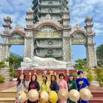 Jun Ong’s Group Trip to Da Nang: A Linh Ung Pagoda Ao Dai Photoshoot