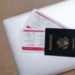 Vietnam visa for US citizens — United States passport and boarding passes ready for a Vietnam trip