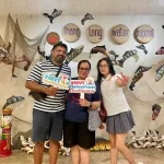 Saneeta's Vietnam trip: guests with My Viva Tour guide Rachel at Hanoi's Thang Long Water Puppet Theatre