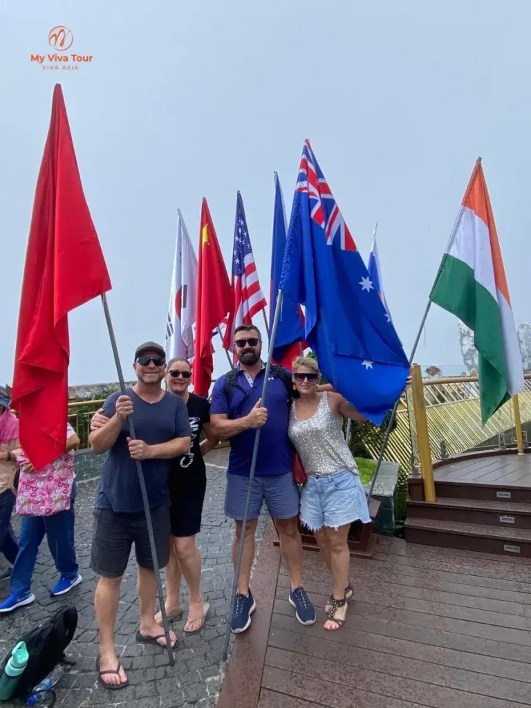 Golden Bridge at Ba Na Hills on a Da Nang trip from Australia