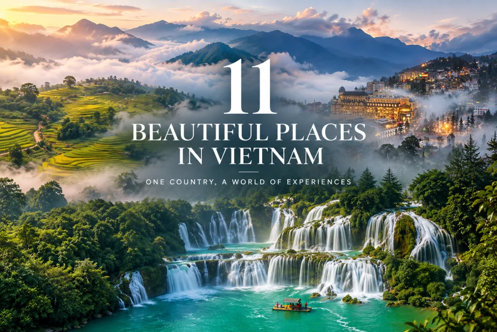 From Hue and Hanoi to Phong Nha, Con Dao and Cao Bang, discover 11 beautiful places in Vietnam and find the destinations that best fit your trip